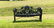 LARGE CAST IRON FERN LEAF DECORATED GARDEN BENCH