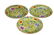 GROUP OF THREE CHINESE QING PERIOD POLYCHROME ENAMELLED