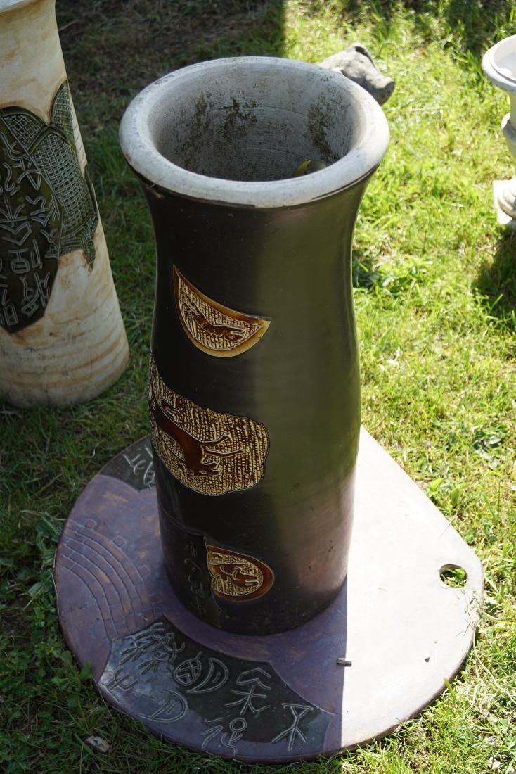 TWO ART POTTERY PLANTERS (1 of 5)