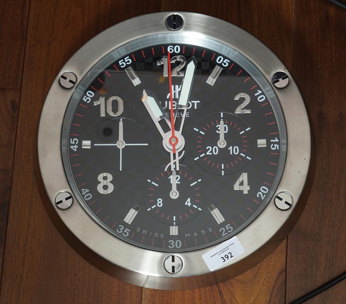 HUBLOT BIG BANG WALL CLOCK (1 of 2)