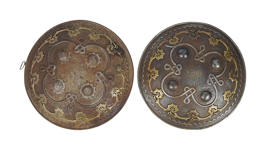 PAIR OF 19TH-CENTURY SHIELDS (1 of 1)
