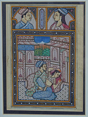 For Auction Pair Of 19th Century Indo Persian Paintings 0428
