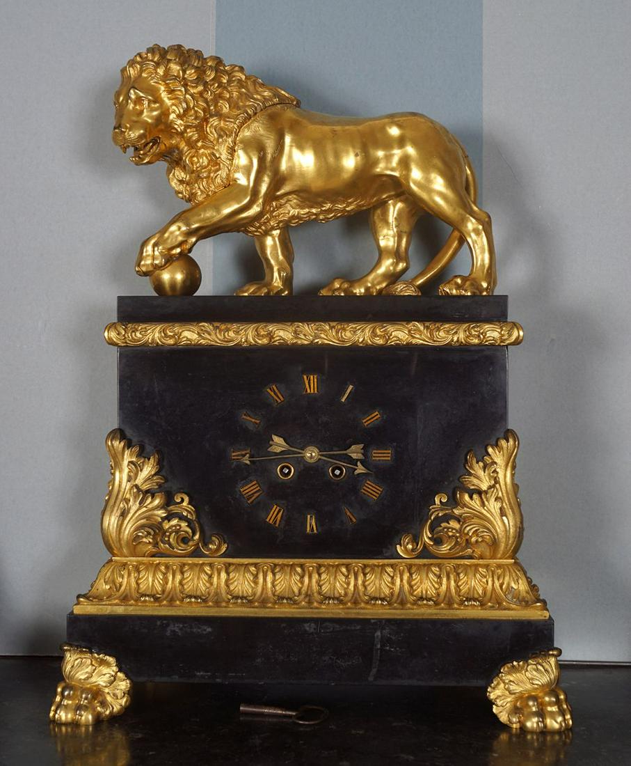NAPOLEON III MANTEL CLOCK (1 of 5)