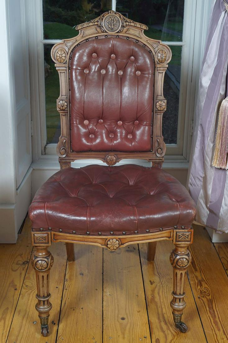 SET OF 10 19TH-CENTURY MAHOGANY DINING CHAIRS (1 of 2)