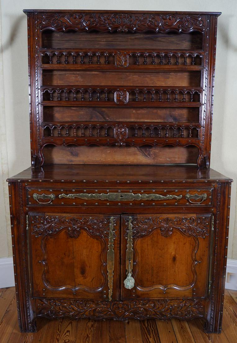 19TH-CENTURY FRENCH FRUITWOOD DRESSER (1 of 4)