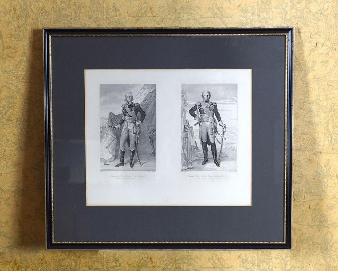 SET OF 11 19TH-CENTURY FRENCH MILITARY ENGRAVINGS (1 of 20)