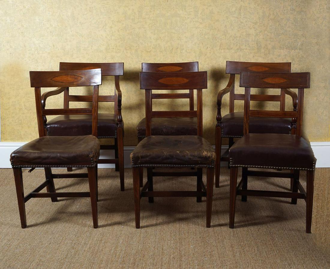 SET OF 12 IRISH GEORGE III DINING CHAIRS (1 of 10)