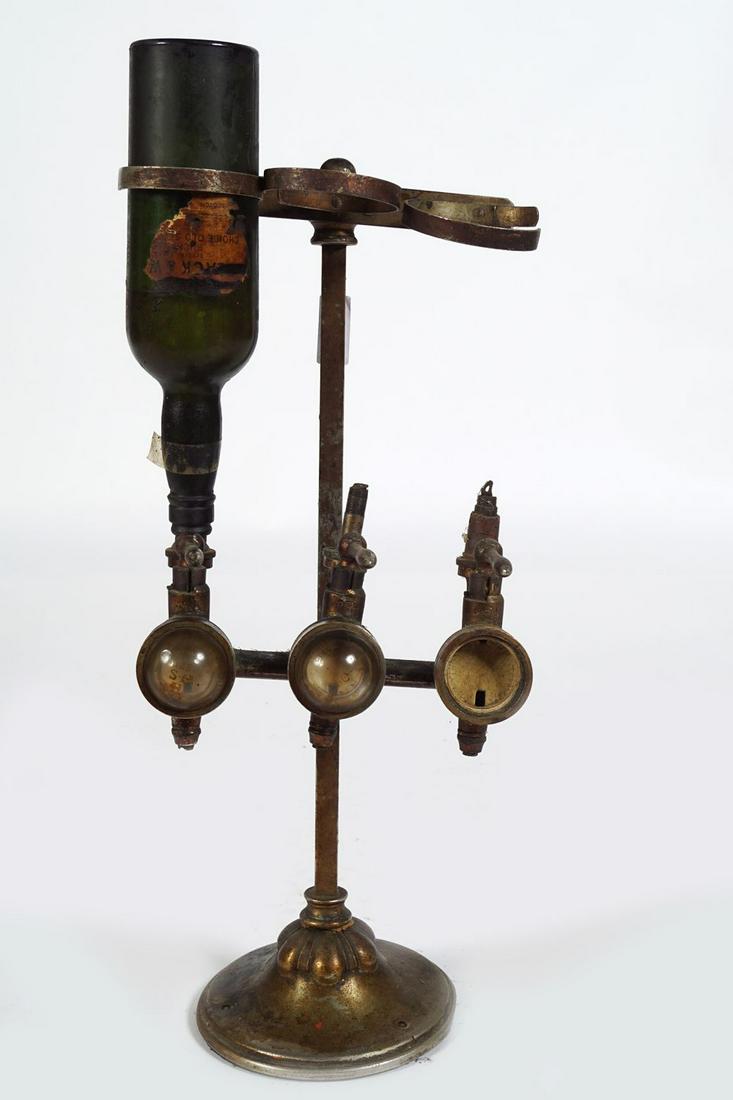 19TH-CENTURY SPIRIT OPTIC CHROME STAND (1 of 5)