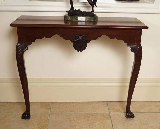 Pair Of Dublin Mahogany Console Tables
