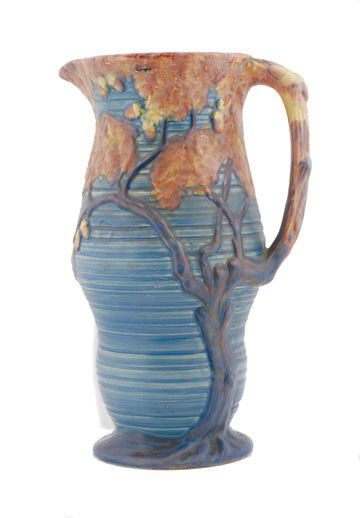Large Carltonware polychrome jug: Large Carlton ware polychrome jug 36 cms. high