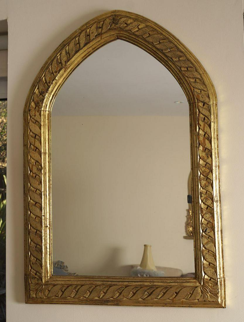 GOTHIC STYLE GILT FRAME PIER MIRROR (1 of 1)