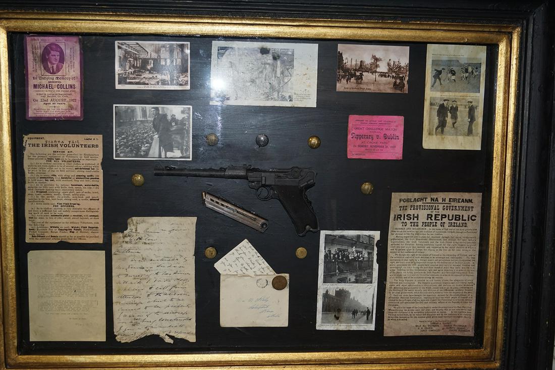 MONTAGE OF MICHAEL COLLINS RELATED IRISH REPUBLICAN MEMORABILIA (1 of 3)