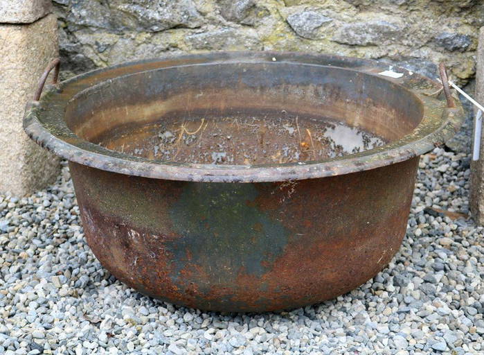 19th Century Cast Iron Famine Pot