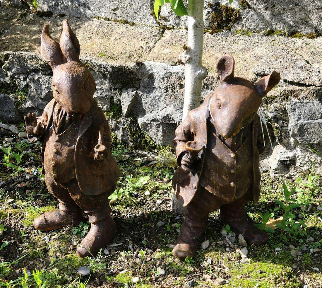 2 CAST IRON SCULPTURES (1 of 3)