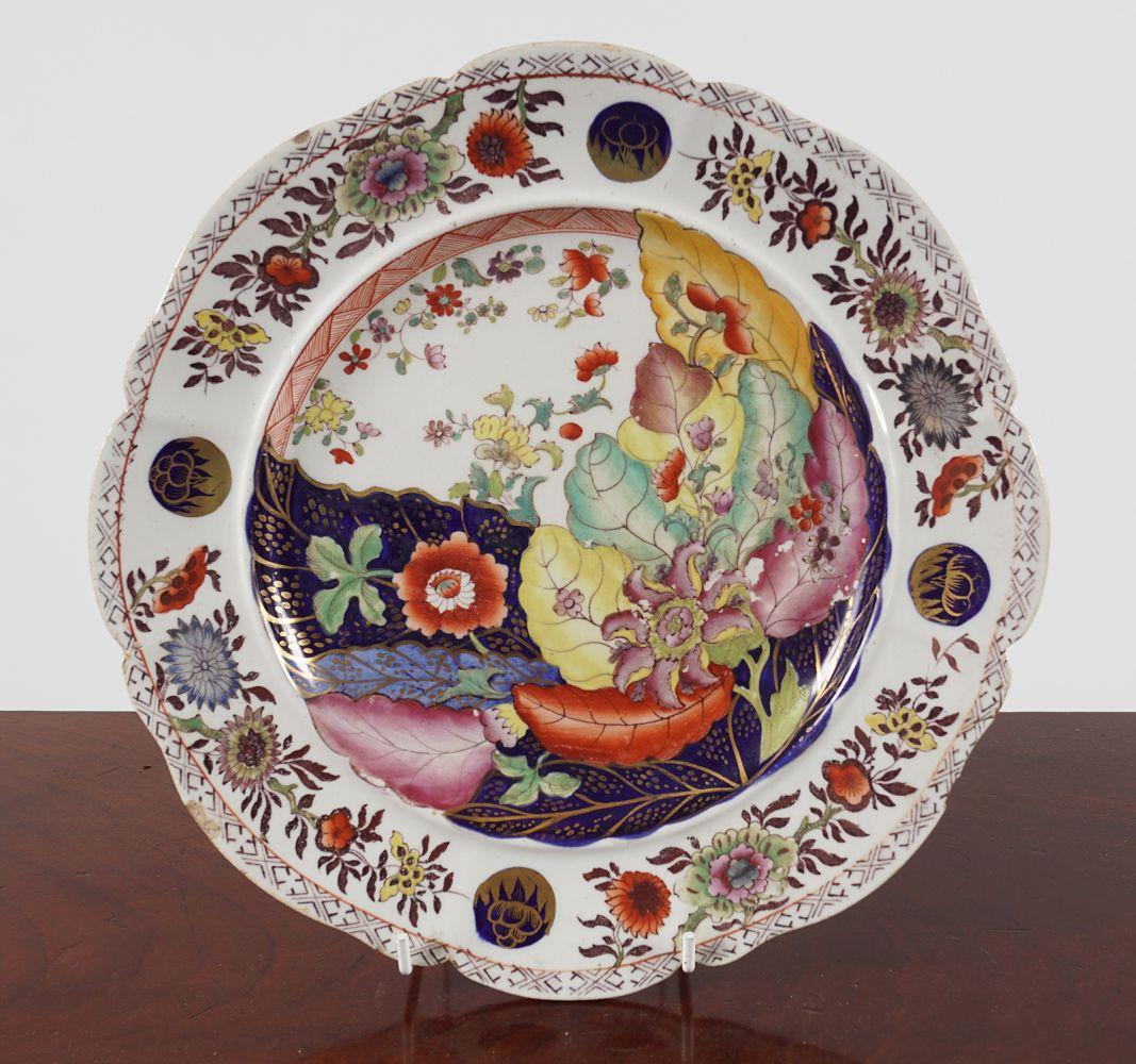 19TH-CENTURY MASON'S IRONSTONE PLATE (1 of 4)