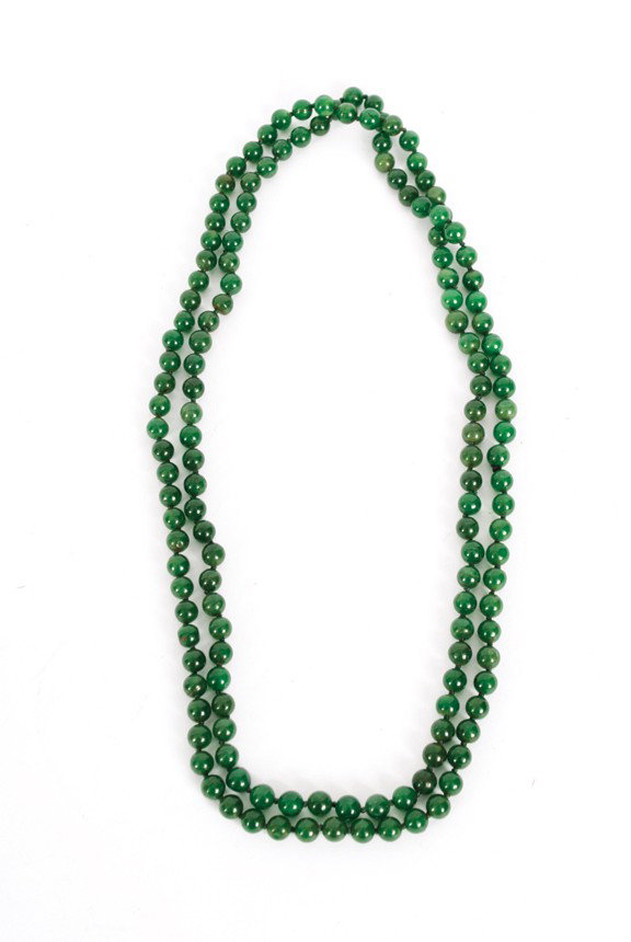 Chinese jade necklace