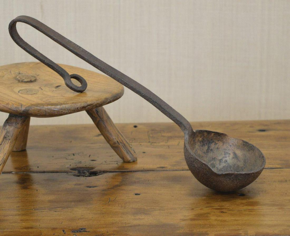 19THCENTURY IRISH VERNACULAR IRON SERVING LADLE Mar 28, 2023