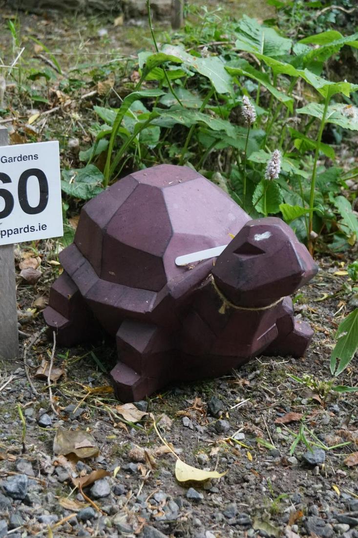 GARDEN SCULPTURE: Figure of a tortoise. 35 cm. high; 60 cm. wide; Approximate Time: 14:53 Lot No: 260 Category: Garden & Decorative Objects