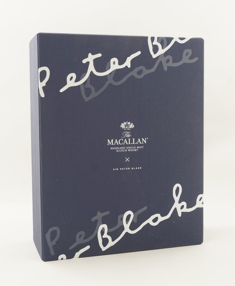MACALLAN - SIR PETER BLAKE WHISKEY: Macallan - Sir Peter Blake whiskey. Approximate Time: 17:01 Lot No: 1499