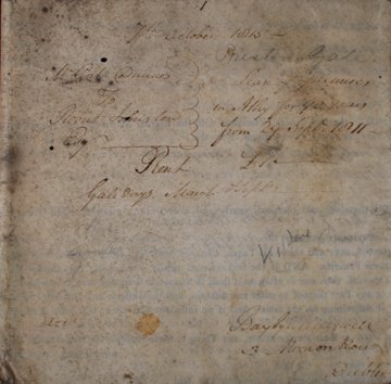 Indenture of lease between Patrick Dunne od Corba: Indenture of lease between Patrick Dunne od Corbally, Queens County [now Laois] and Robert Johnson, Medical Doctor, Athy, Co. Kildare, 4 year lease (£ 10.00 per annum) of Preston's Gate, Athy. Manusc