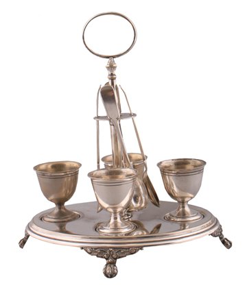 Sheffield egg epergne: Sheffield egg epergne