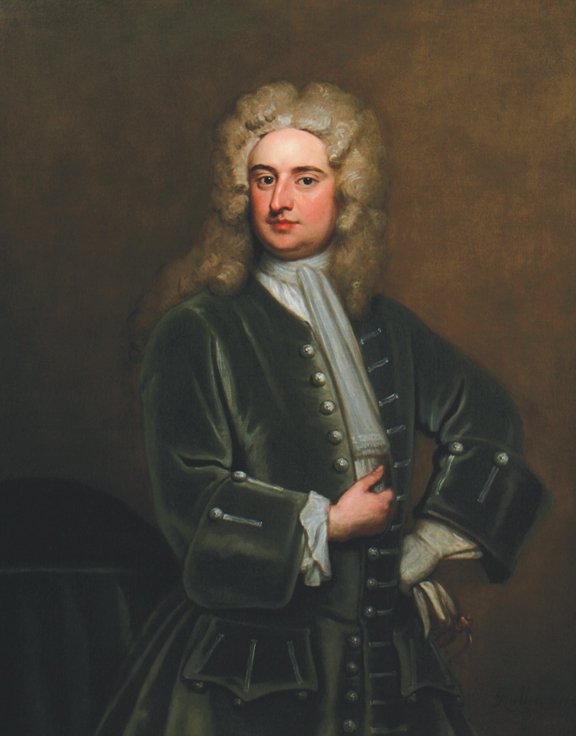 G. Kneller: G. Kneller, circa 1720, Robert Brown Esq., Oil on canvas, Provenance: The Estate of the Late Leslie Goy 127 x 102 cm.