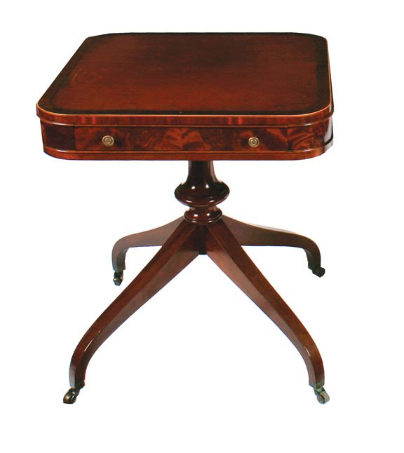 Pair of George III style library tables