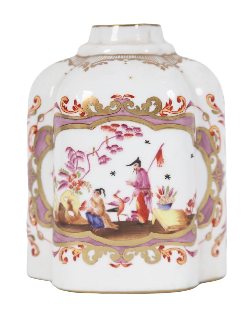 SÈVRES STYLE PORCELAIN TEA CADDY (1 of 5)