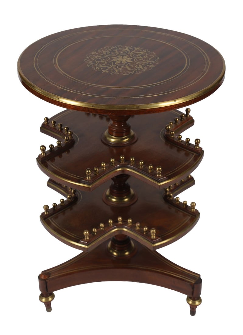 NAPOLEON III MAHOGANY REVOLVING BOOKCASE (1 of 4)