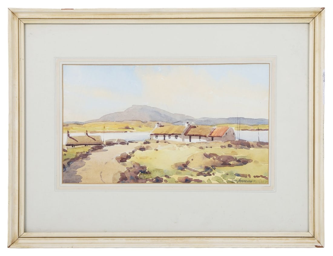 SAM MCLARNON UWS (1923 - 2013): Title: Muckish, Co. DonegalMedium: WatercolourSignature: Signed Lower Right and Titled VersoProvenance: Private CollectionFramed PICTURES AND PRINTS