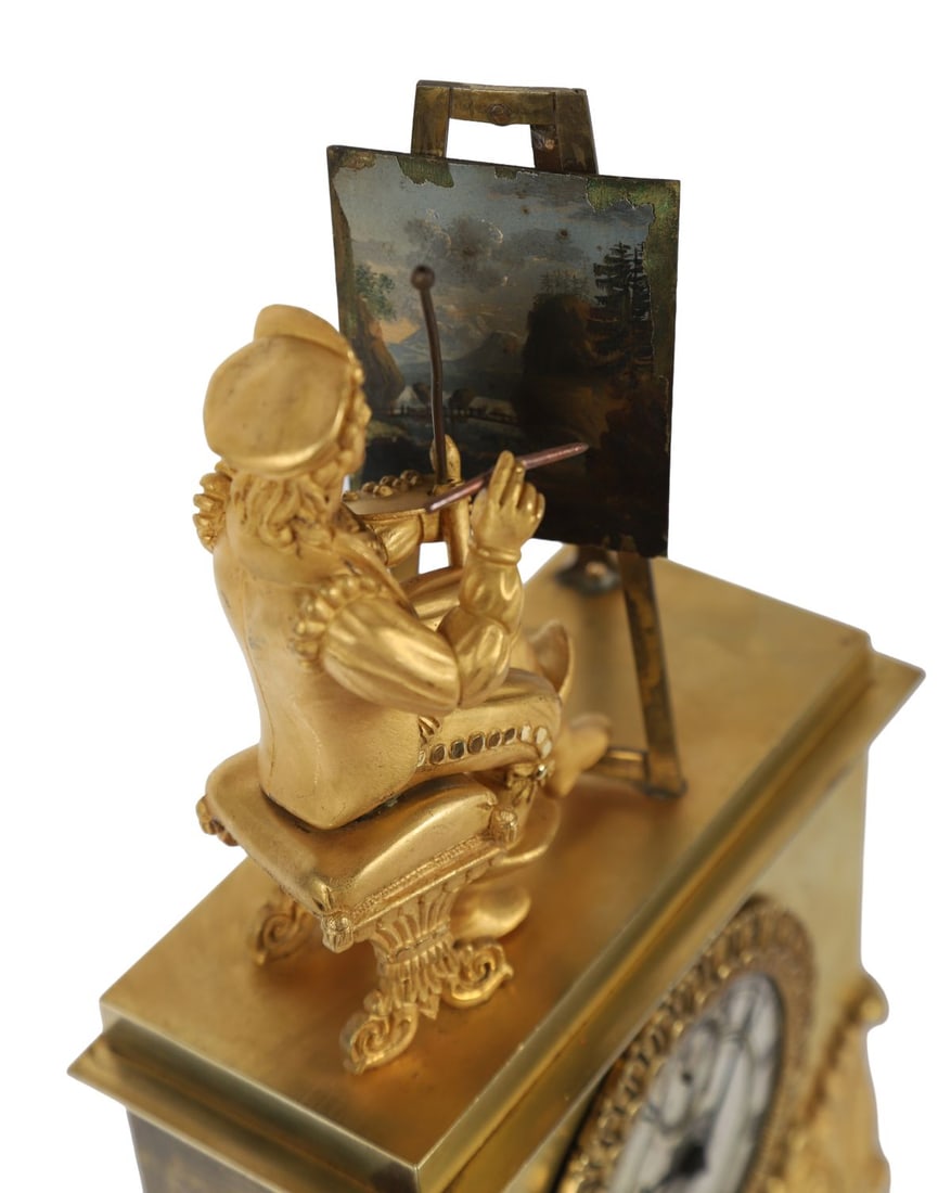 19TH-CENTURY ORMOLU MANTEL CLOCK - 4