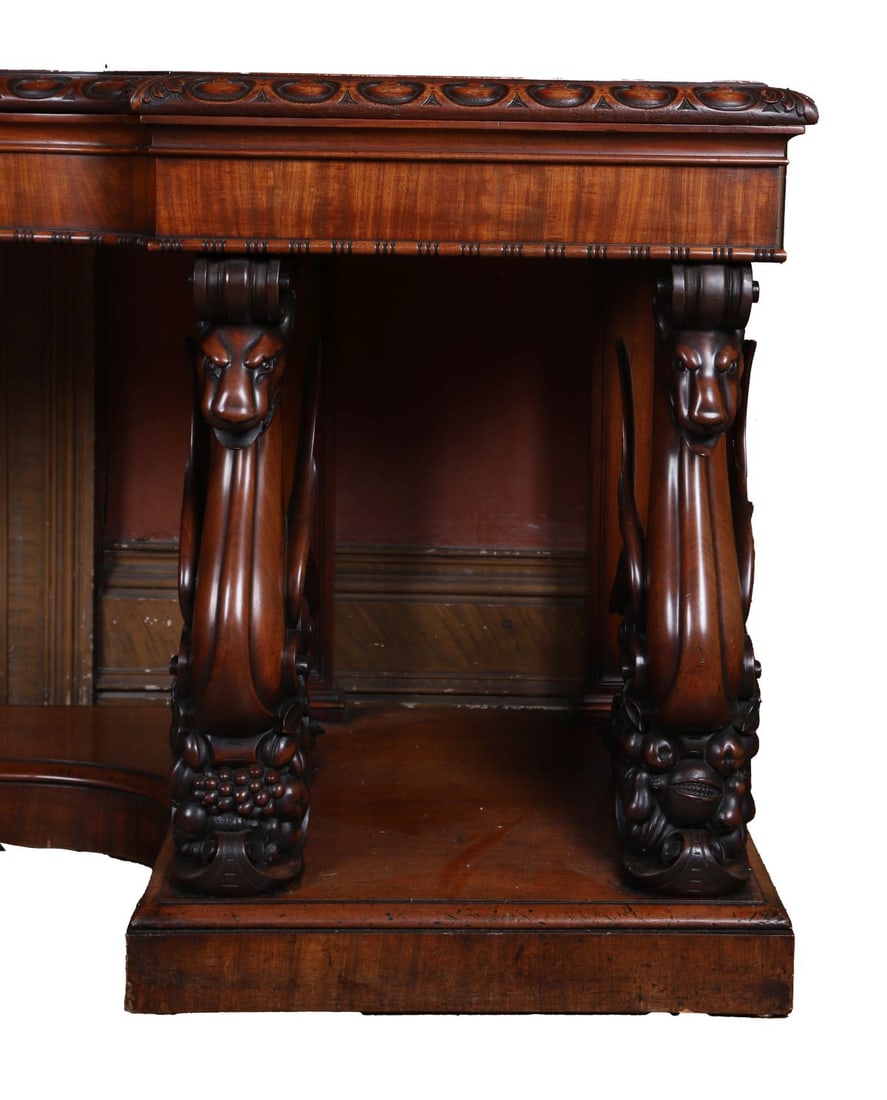 WILLIAM IV PERIOD BREAKFRONT SERVING TABLE - 2