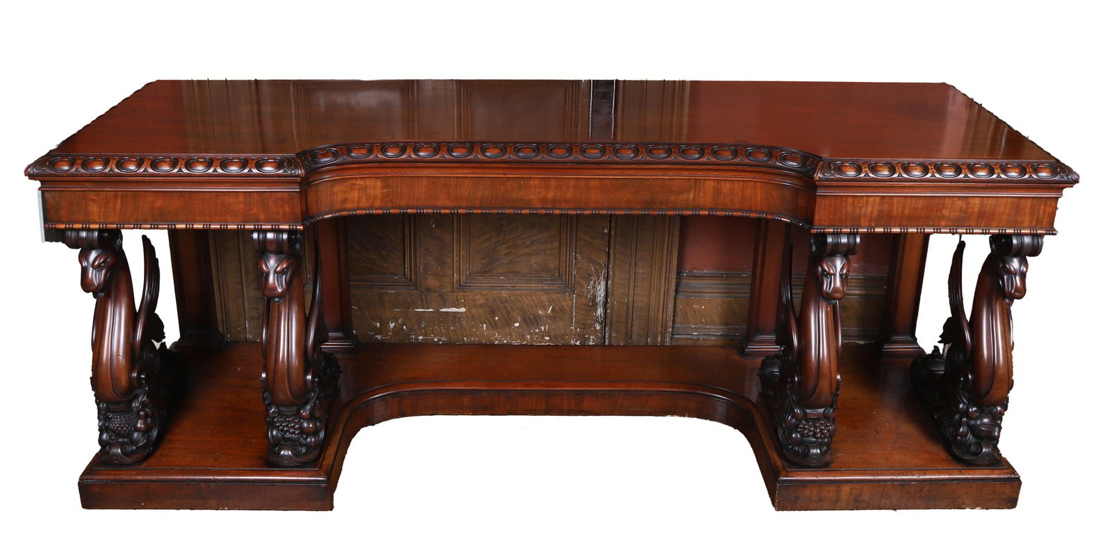 WILLIAM IV PERIOD BREAKFRONT SERVING TABLE - 3