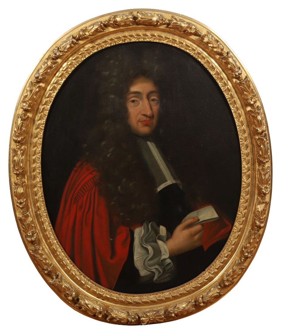 17TH - CENTURY FRENCH SCHOOL: Title: Portrait of a MagistrateMedium: Oil on CanvasSignature: UnsignedProvenance: Private CollectionFramed PICTURES AND PRINTS
