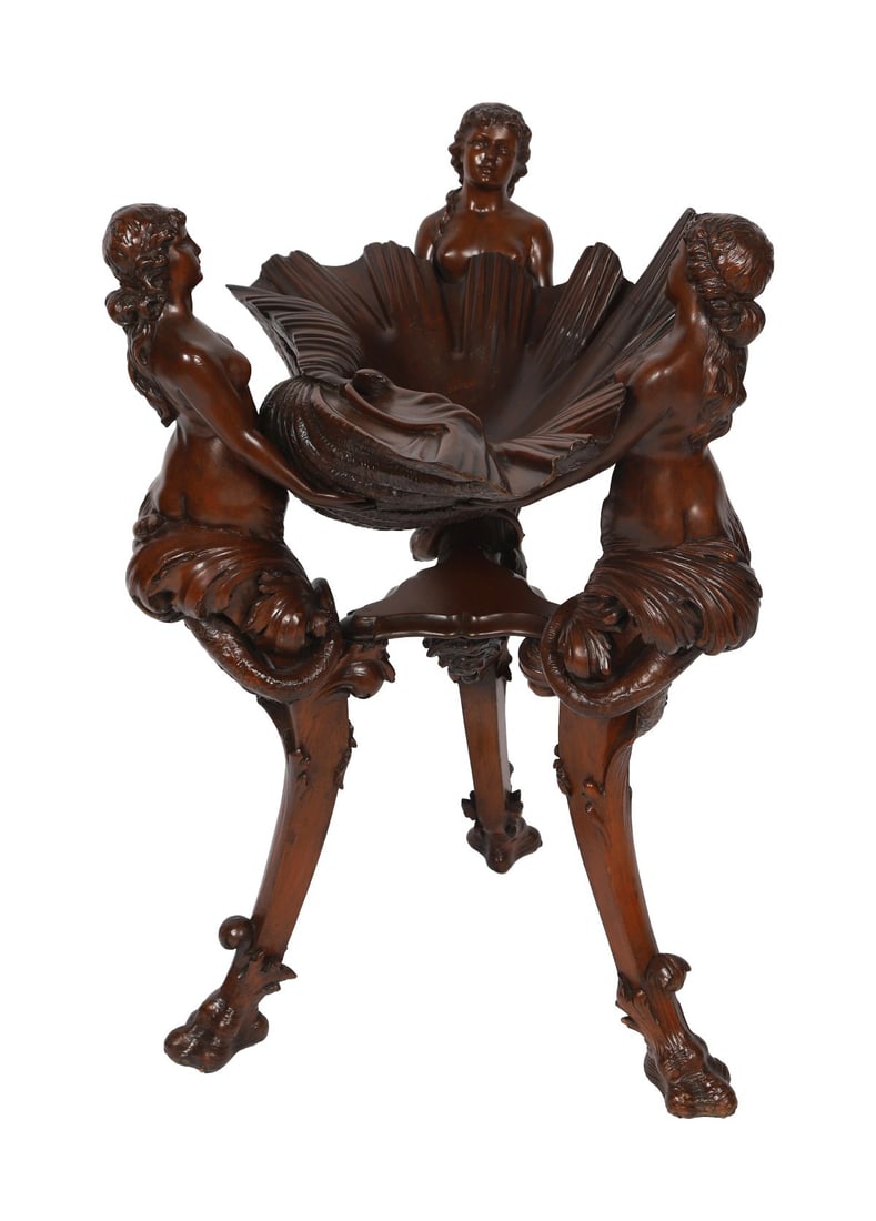 19TH-CENTURY VENETIAN CARVED WOOD JARDINIÈRE (1 of 4)