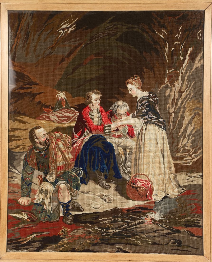 EMBROIDERED NEEDLEWORK PANEL - 2
