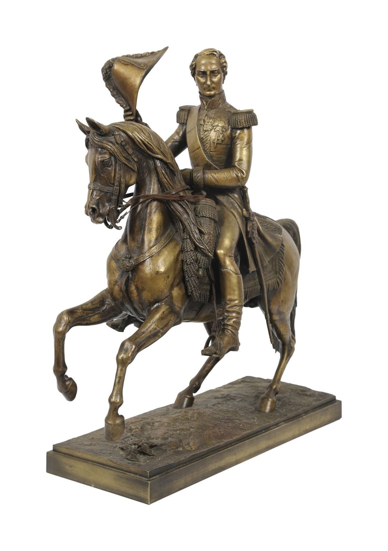 PAUL LOUIS EMILE LOISEAU- ROUSSEAU: (FRENCH, 1861 - 1927)Title: The Duke of Wellington on HorsebackMedium: BronzeSignature: SignedProvenance: Private Collection SCULPTURE