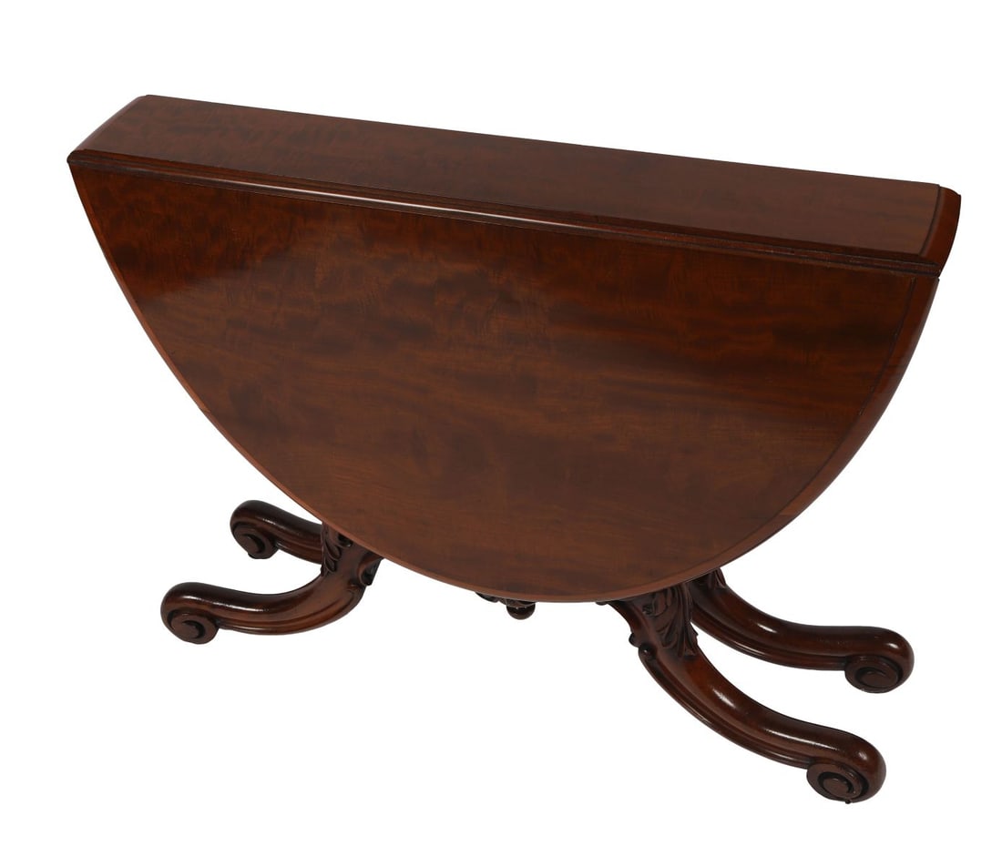 19TH-CENTURY MAHOGANY YACHT TABLE (1 of 5)