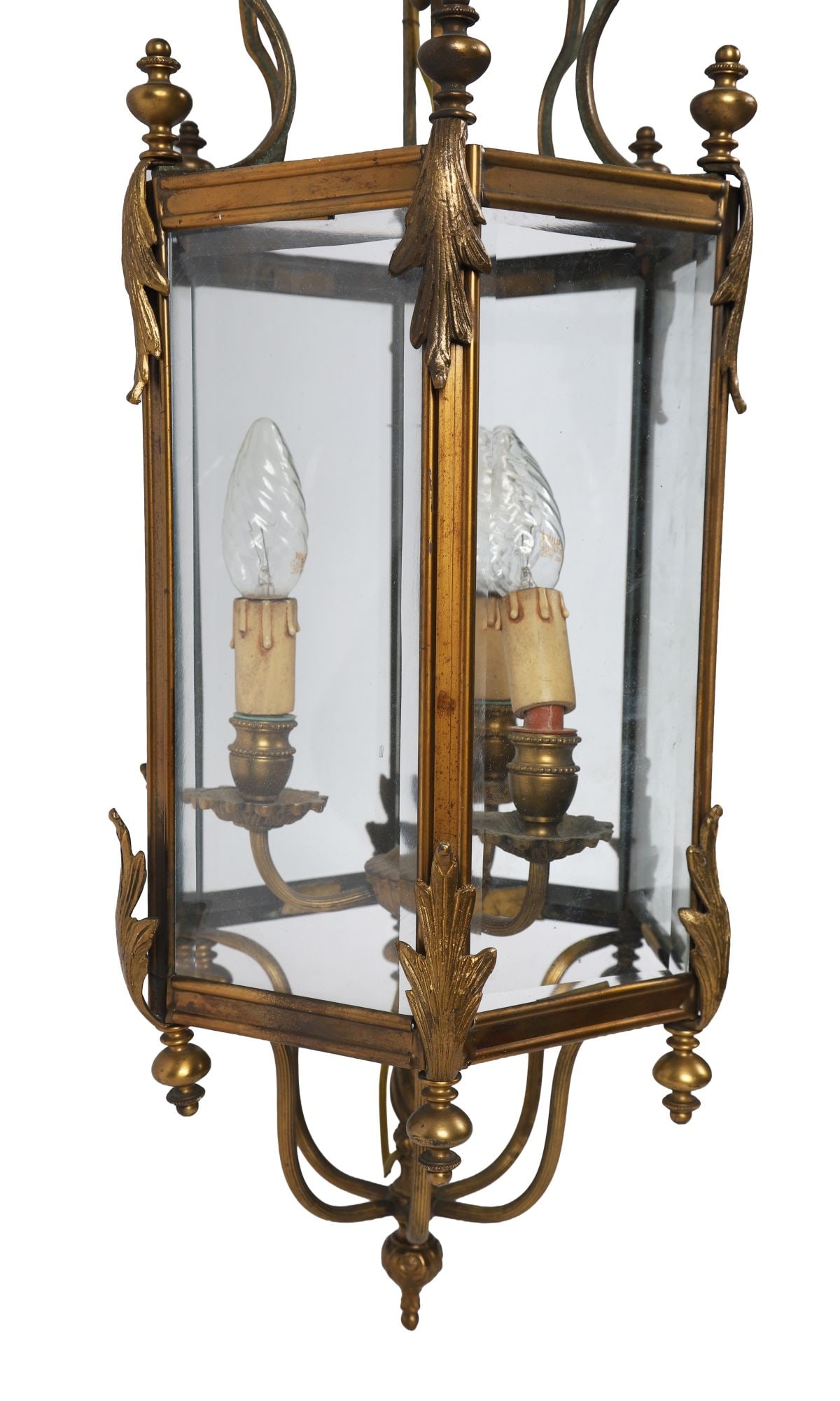 19TH-CENTURY ORMOLU HALL LANTERN - 3