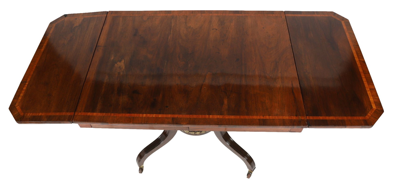 REGENCY ROSEWOOD & ORMOLU-MOUNTED SOFA TABLE - 3