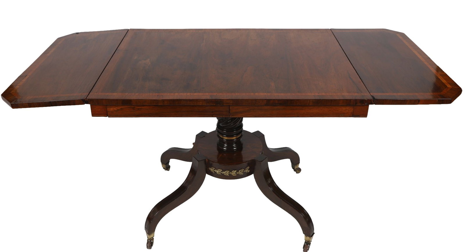 REGENCY ROSEWOOD & ORMOLU-MOUNTED SOFA TABLE - 4