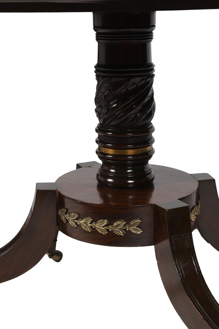 REGENCY ROSEWOOD & ORMOLU-MOUNTED SOFA TABLE - 5