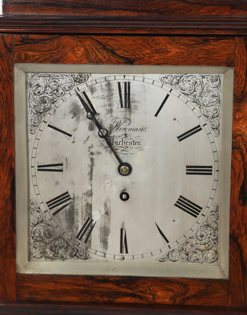 REGENCY ROSEWOOD BRACKET CLOCK - 2
