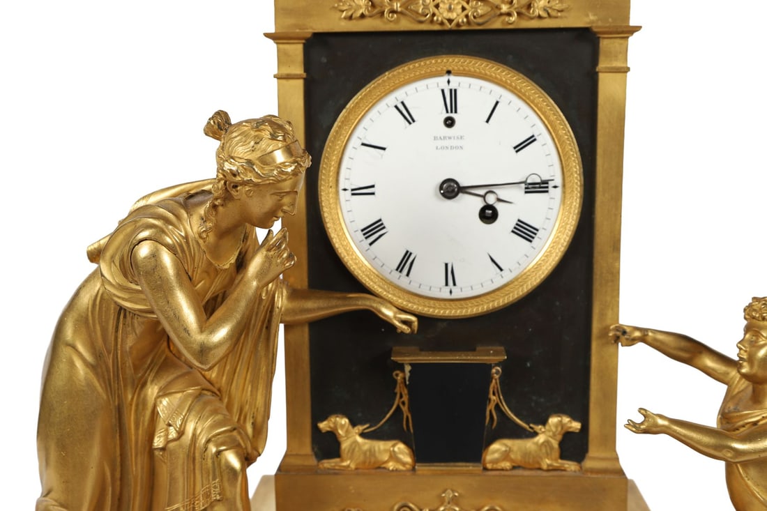 19TH-CENTURY ORMOLU MANTEL CLOCK - 3