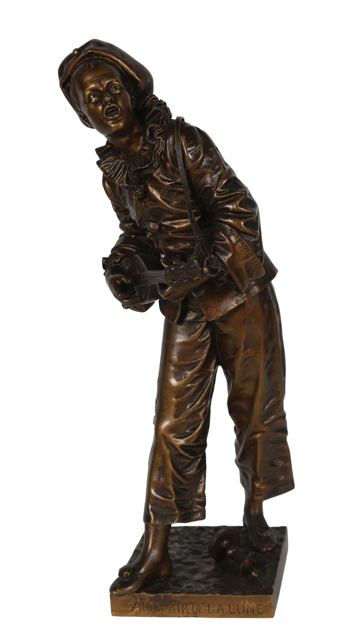 EUTROPE BOURET (1883 - 1906): Title: MusicianMedium: BronzeSignature: SignedProvenance: Private Collection SCULPTURE