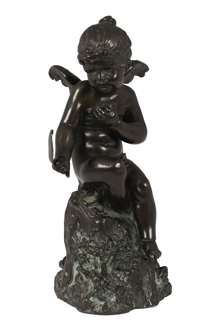 ALOIS MAYER (1855 - 1939): Title: Seated CupidMedium: BronzeSignature: SignedProvenance: Private Collection SCULPTURE Wednesday 10th June 2026 14:00:50