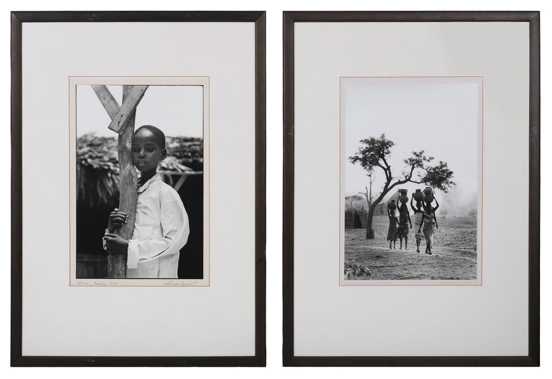 PADRAIG GRANT (CONTEMPORARY): Title: From the African Series (C. 1990s)Medium: Photographic PrintsSignature: Both Signed and InscribedProvenance: The Artist's Studio, Co. Wexford, Where acquired by the Present OwnerFramed