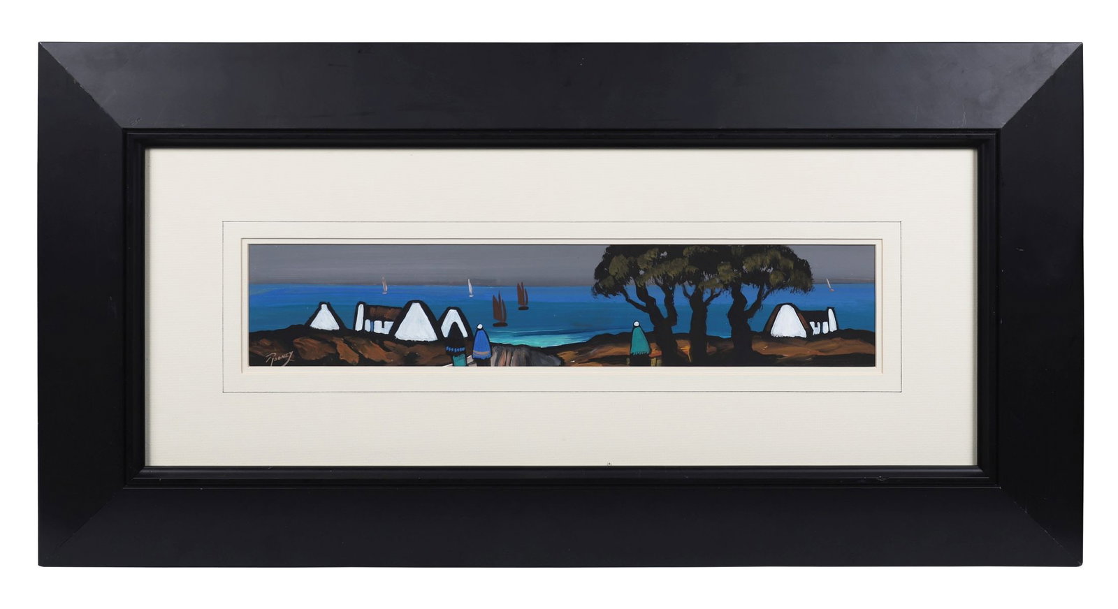 J.P. ROONEY (B. 1947): Title: Galway ShawliesMedium: Oil on CanvasSignature: Signed Lower LeftProvenance: Private CollectionFramed PICTURES AND PRINTS Wednesday 10th June 2026 14:57:30