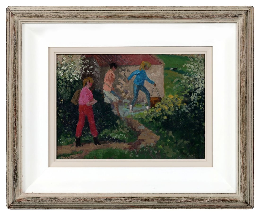 PATRICK LEONARD HRHA (1918 - 2005): Title: The Garden PathMedium: Oil on BoardSignature: Signed Lower LeftProvenance: Private CollectionFramed PICTURES AND PRINTS Wednesday 10th June 2026 15:04:10