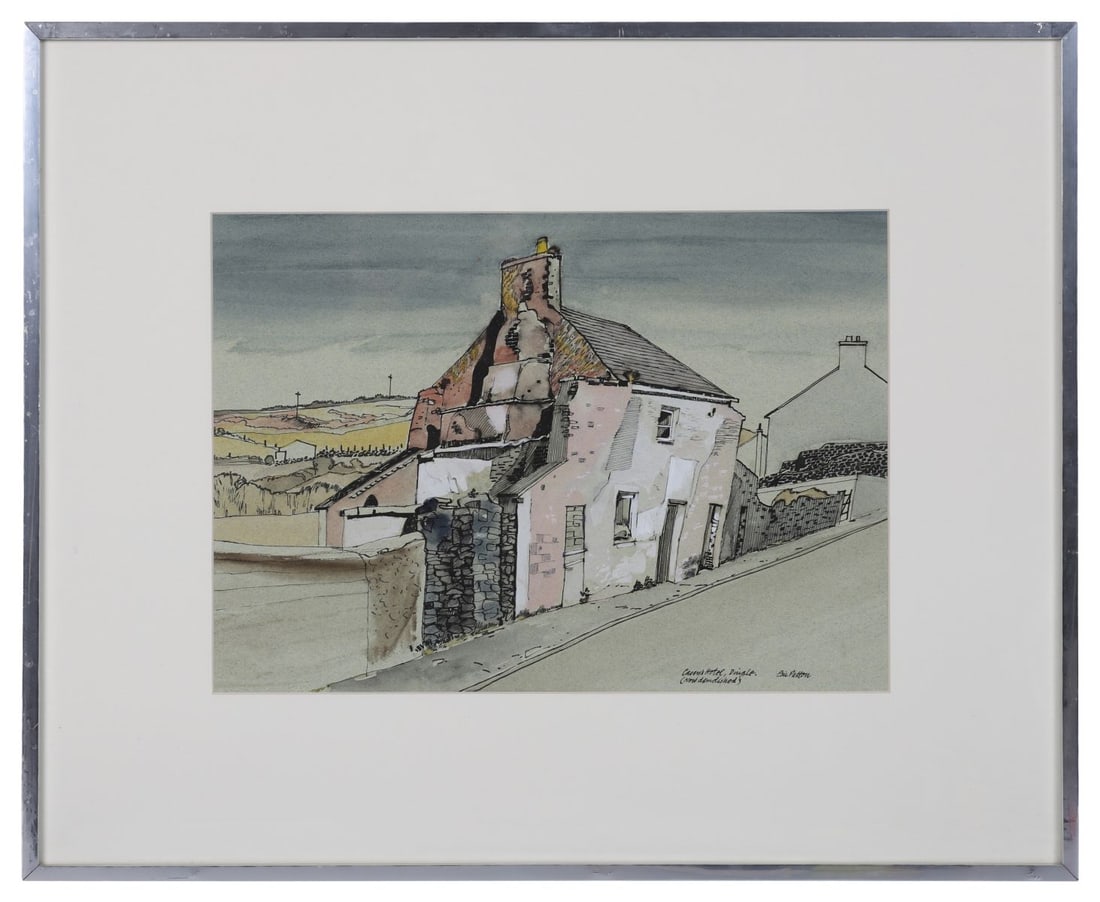 ERIC PATTON RHA (1925 - 2004): Title: Casey's Hotel Dingle (Now Demolished)Medium: WatercolourSignature: Signed and Titled Lower RightProvenance: Private CollectionFramed PICTURES AND PRINTS Wednesday 10th June 2026 15:05:50
